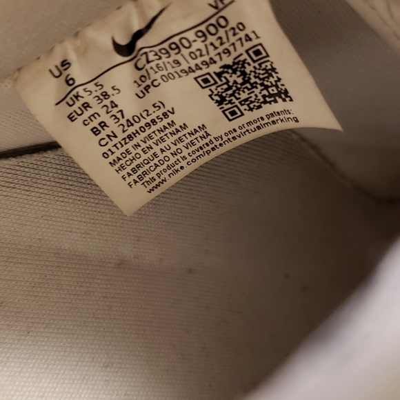 FINAL SALE Ruohan Wang Nike Air Force 1 size 6 Men's very good cond barely worn - Picture 14 of 16